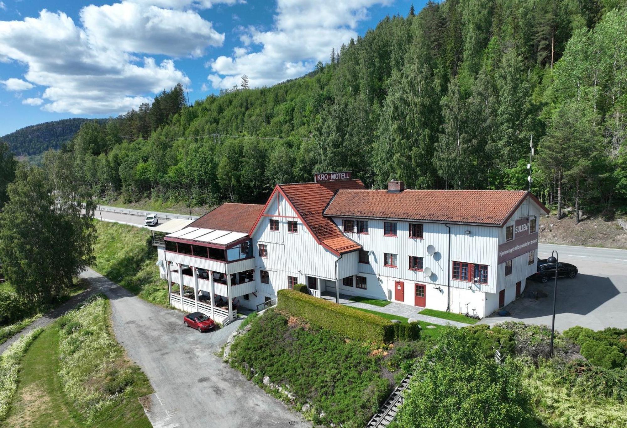 Kroderen Kro & Motel As Hamremoen Exterior foto